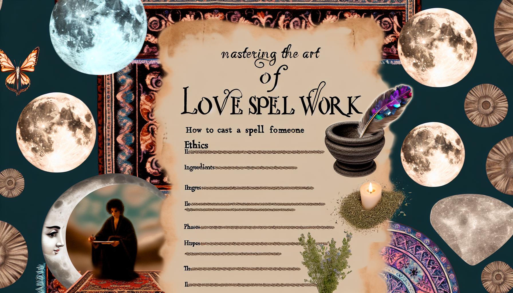 A blog post titled Mastering The Art Of Love Spell Work How To Cast A Spell On Someone by Dr-1