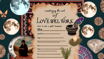 A blog post titled Mastering The Art Of Love Spell Work How To Cast A Spell On Someone